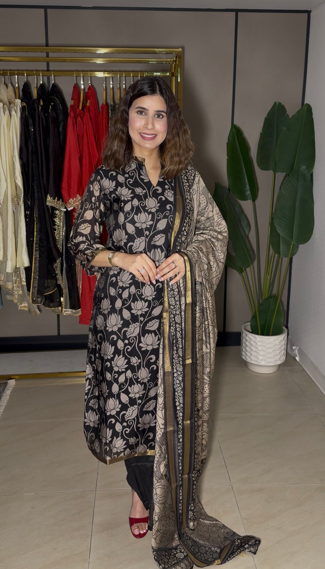 Maheshwari Black Suit
