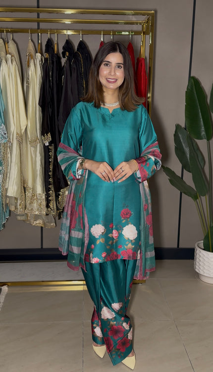 Rama Green Farshi Suit