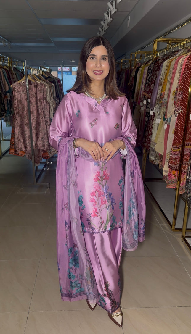 Mauve Farshi Suit