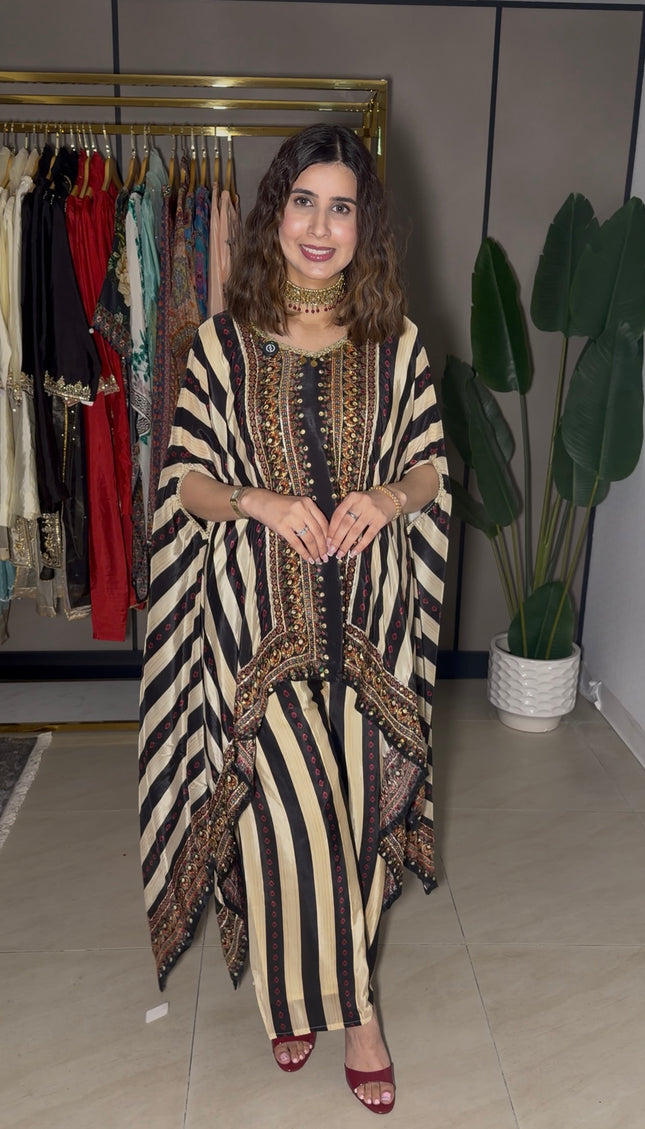 Black Butterfly kaftan