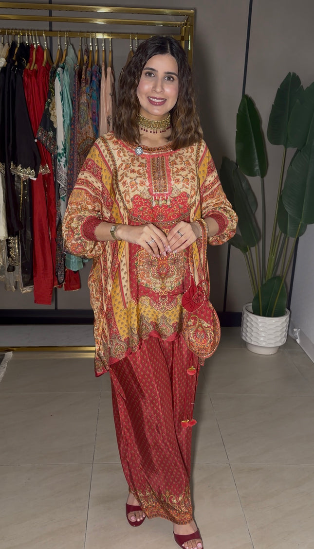 Red kaftan