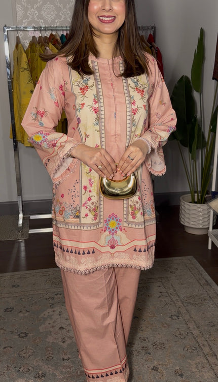 Peach Co-Ord Set