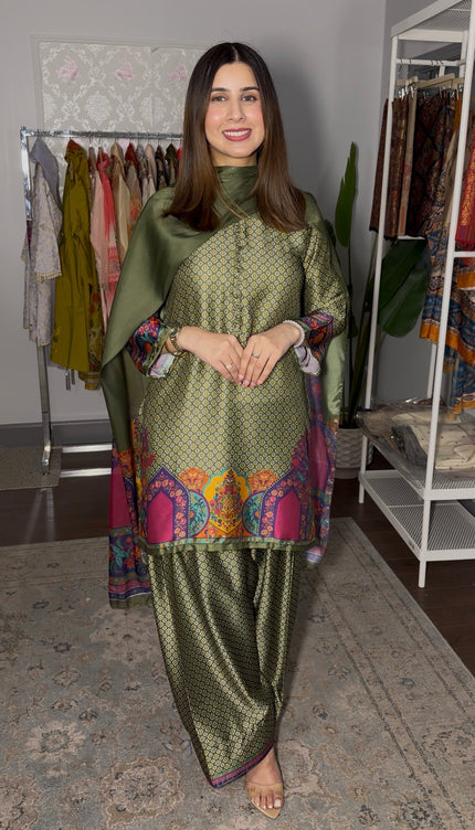 Green ZNB Farshi Suit